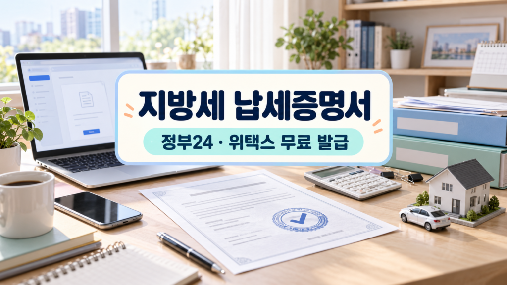 체납 확인→납부·반영 확인→다시 발급