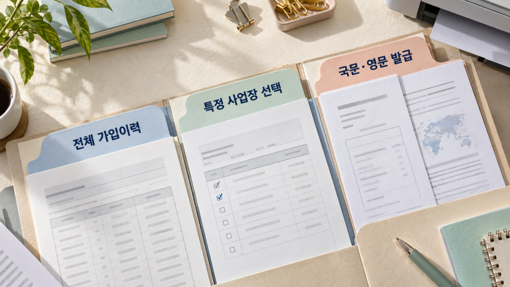 국민연금 가입증명서 인터넷 발급 방법