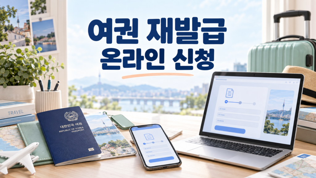 2026 여권 재발급 온라인 신청 방법