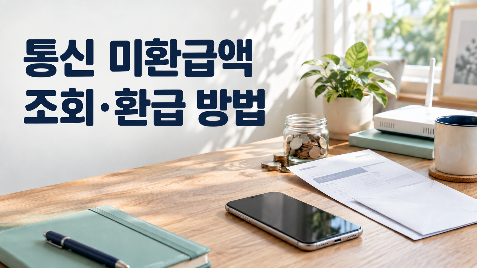 스마트초이스에서 통신 미환급액을 조회하고 환급받는 방법